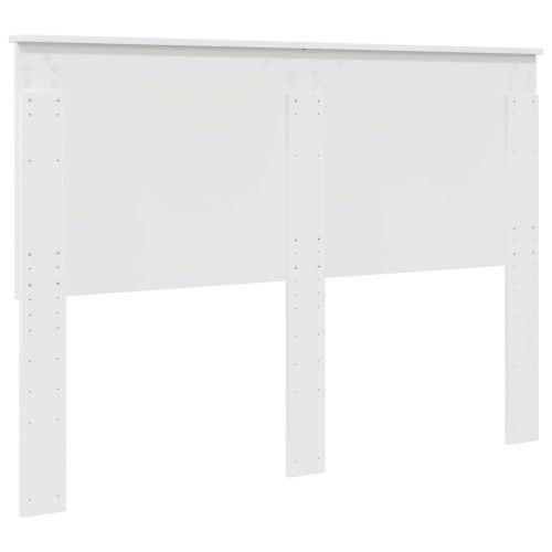 Облегалка за глава Гланц бяло Инженерен дървен материал