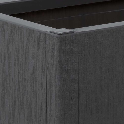 Градински сандък, тъмносив, 80x36x35 см, PP