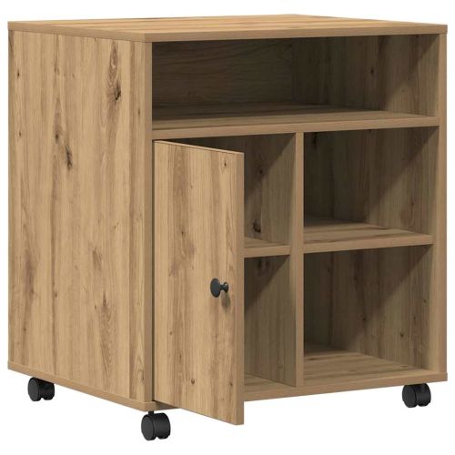 Стойка за принтер дъб артизан 60 x 50 x 67 см Инженерно дърво