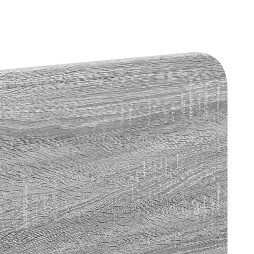 Облегалка за глава Сив Сонома 180 cm Инженерно дърво