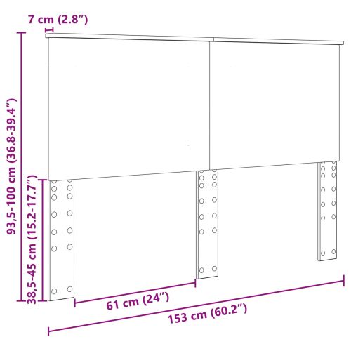 Облегалка за глава Старо дърво Инженерен дървен материал