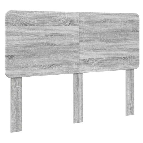 Облегалка за глава Сив Сонома 160 cm Инженерно дърво