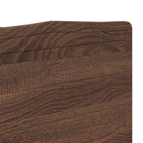 Облегалка за глава Кафяв дъб 160 cm Инженерно дърво