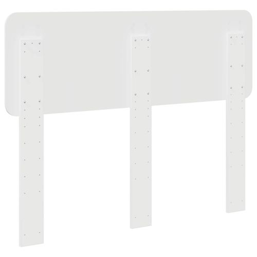 Облегалка за глава Гланц бяло 135 cm Инженерно дърво