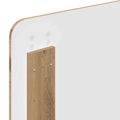 Облегалка за глава Дъб 100 cm Инженерно дърво