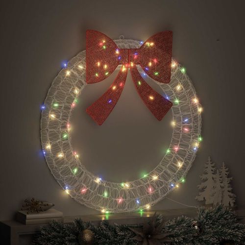 Венец 80 LED светодиода Многоцветен 92 x 92 x 9,5 см Акрил