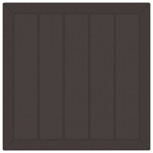 Комплект за хранене в градината 3 pcs Кафяво Полипропилен