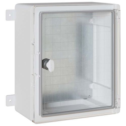 Контролен шкаф Сив 37 x 16,5 x 35 см ABS пластмаса