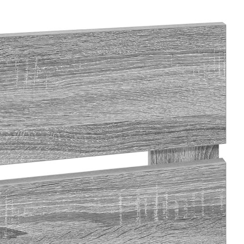 Облегалка за глава Сив Сонома 135 cm Инженерно дърво