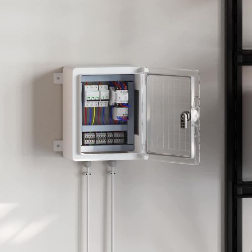 Контролен шкаф Сив 32 x 13 x 30 см ABS пластмаса