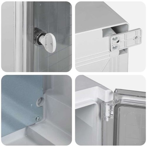 Контролен шкаф Сив 32 x 13 x 30 см ABS пластмаса