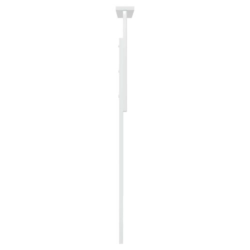 Облегалка за глава Гланц бяло 80 cm Инженерно дърво