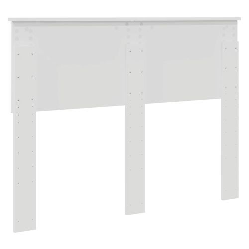 Облегалка за глава Бяло 120 cm Инженерно дърво