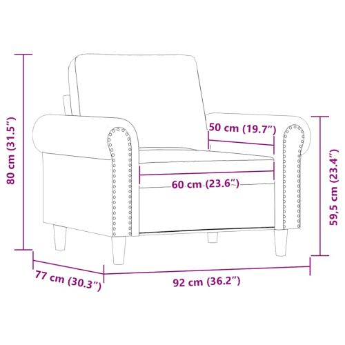 Стол кресло, виненочервен, 60 см, изкуствена кожа