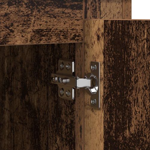 Скейдбордове с чекмедже 3 pcs Старо дърво 210 x 35,5 x 67,5 см