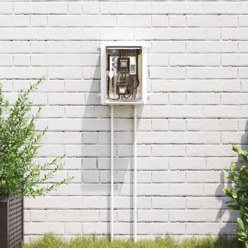 Контролен шкаф Сив 28 x 13 x 28 см ABS пластмаса