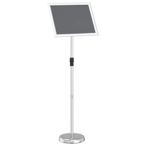 Стендове за търговски прояви Сребрист 25 x 25 x 125 см Алуминий