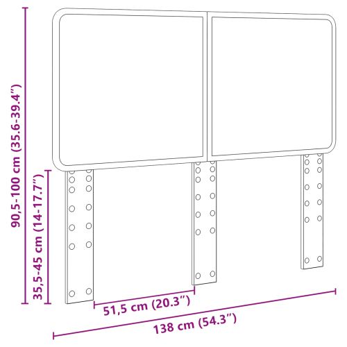 Облегалка за глава Димян дъб Инженерно дърво