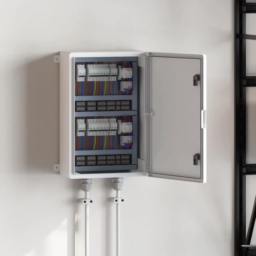 Контролен шкаф Сив 47 x 20 x 50 см ABS пластмаса