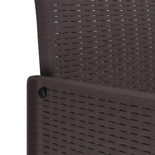 Комплект за хранене в градината 11 pcs Кафяво Полипропилен