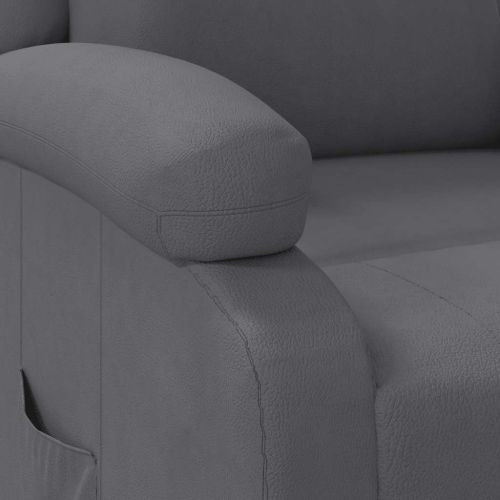 Наклоняем стол, сив, изкуствена кожа