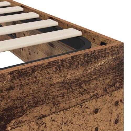 Отоманско легло със съхранение Старо дърво 75,5 x 190 см