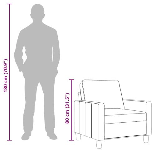 Кресло, виненочервено, 60 см, текстил