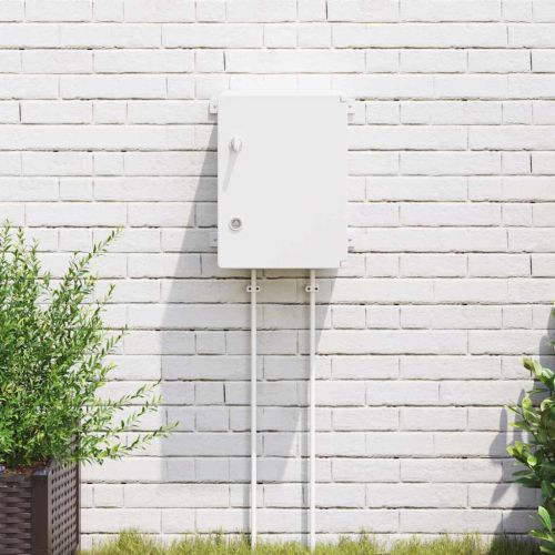 Контролен шкаф Сив 37 x 19,5 x 40 см ABS пластмаса