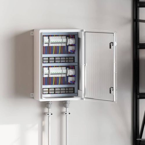 Контролен шкаф Сив 47 x 20 x 50 см ABS пластмаса