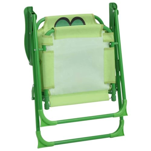 Детски градински бистро комплект от 3 части, с чадър, зелен