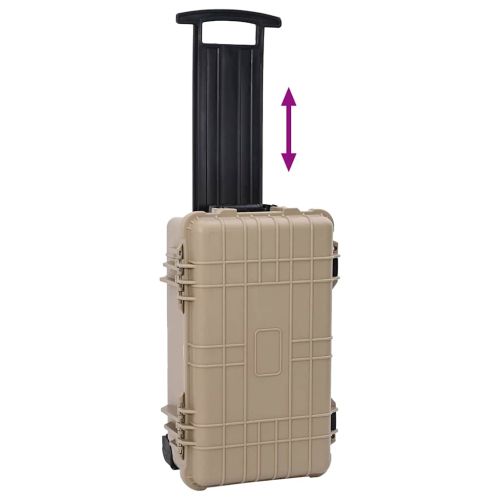 Твърд куфар Пясък 56 x 35 x 23 cm Полипропилен и ABS