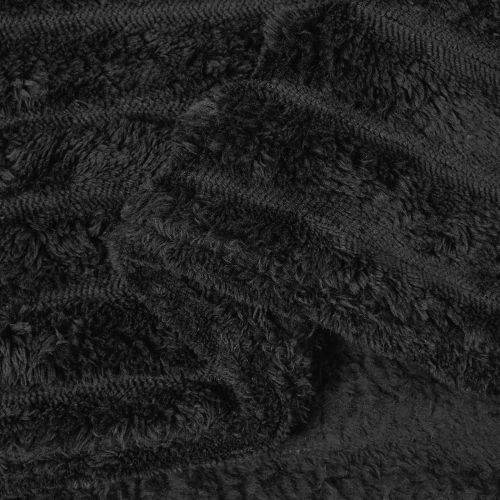 Одеяло Черно 200 x 150 cm Мека вълна
