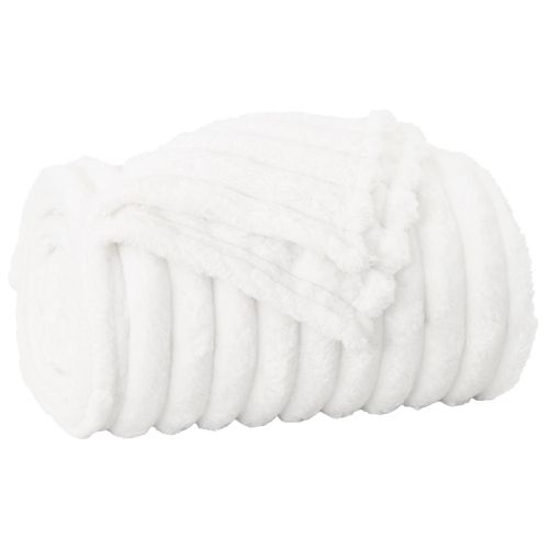 Одеяло Бяло 240 x 220 cm Мека вълна