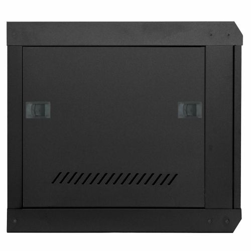 Мрежов кабинет със съхранение Черно 53 x 60 x 45 см Стомана