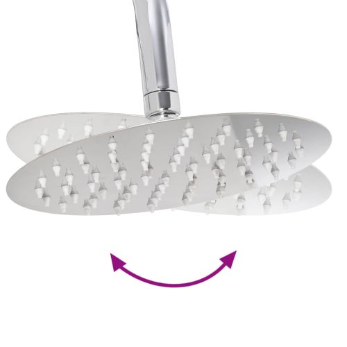 Комплект душова глава Сребрист 47 x 20 x 95 см