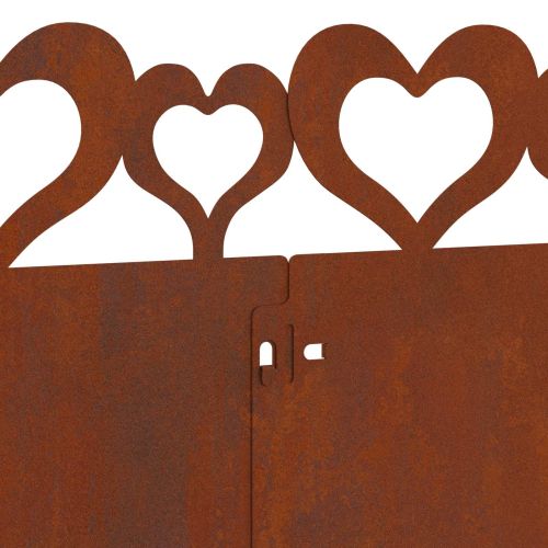 Ограничители за тревни площи 30 pcs Ръждясало