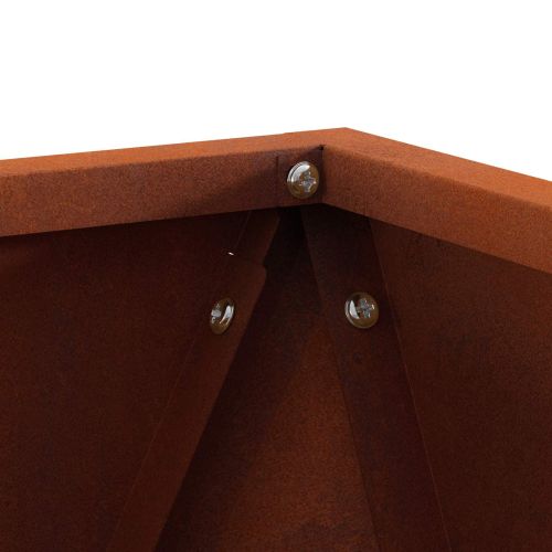 Кашпа Ръждясало 50 x 50 x 50 cm Патинираща стомана