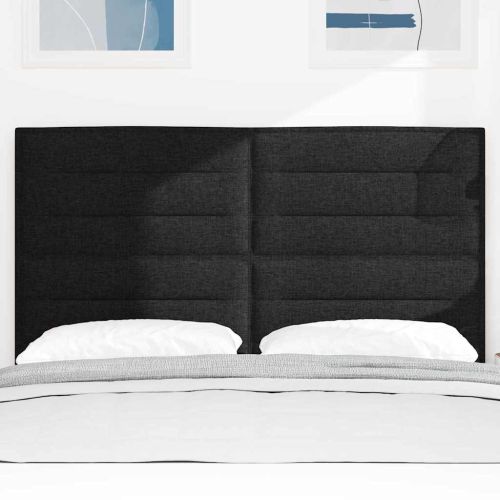 Облегалка за глава Черен 160 cm текстил