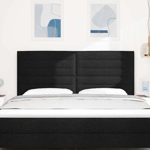 Облегалка за глава Черен 180 cm текстил