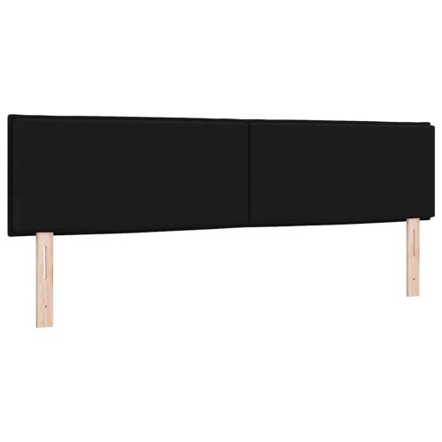 LED глава с LED ленти с таблото Черен 180 cm текстил