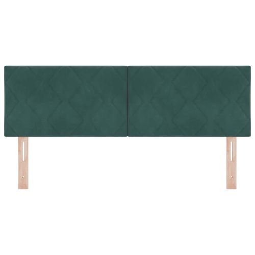 LED глава Тъмен зелен 160 cm Кадифе