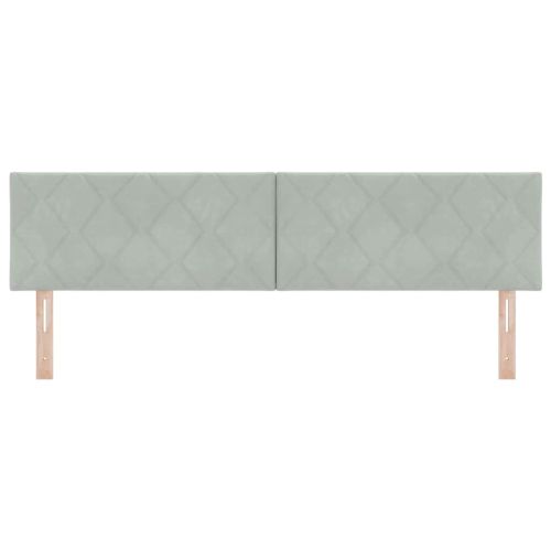 LED глава Светлосиво 180 cm Кадифе