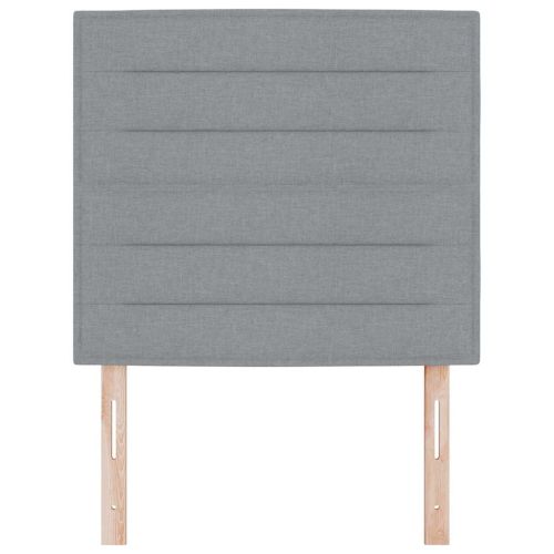 LED глава с LED ленти с таблото Светлосиво 100 cm текстил