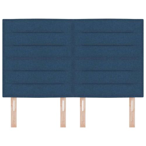 LED глава с LED ленти с таблото Синьо 144 см текстил