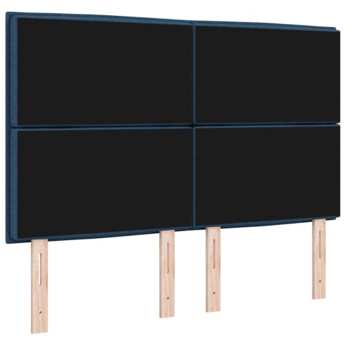 LED глава с LED ленти с таблото Синьо 144 см текстил