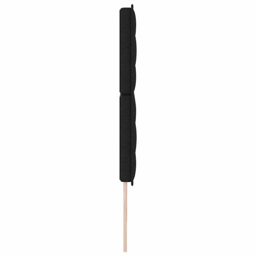 LED глава с LED ленти с таблото Черен 180 cm текстил