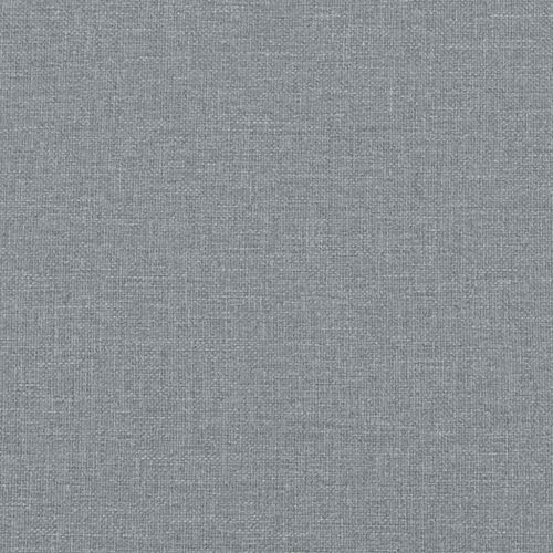 Легло с пружинирана основа Светлосиво 160 x 200 cm текстил