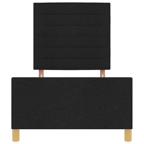 Рамка за легло с таблото Черно 80 x 200 cm текстил