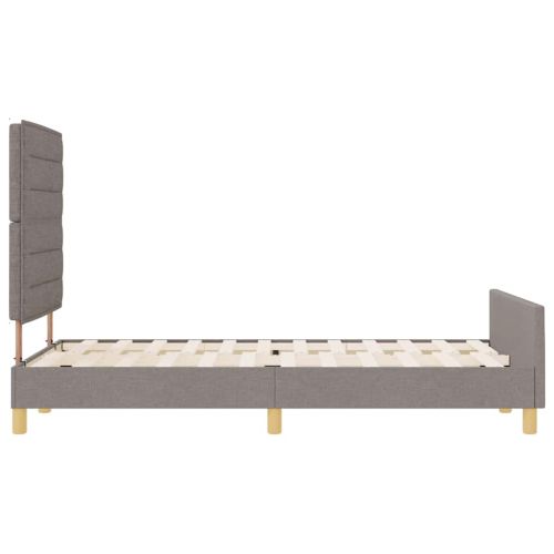 Рамка за легло с таблото Таупе 120 x 200 cm текстил
