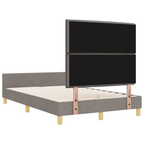 Рамка за легло с таблото Таупе 120 x 200 cm текстил